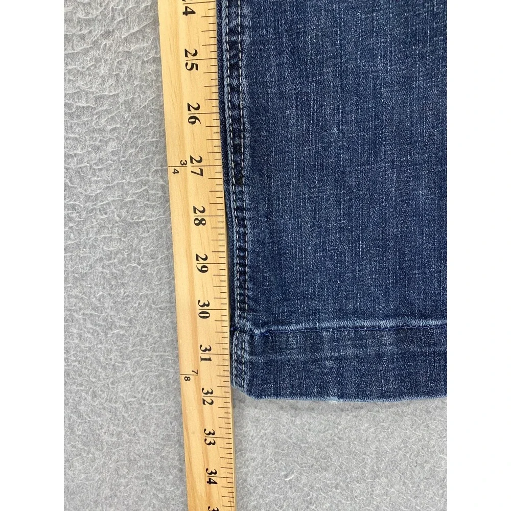 Ariat Denim High Rise Slim Trousers Women's 25R (24x32) Western Bootcut Jeans - Picture 4 of 11